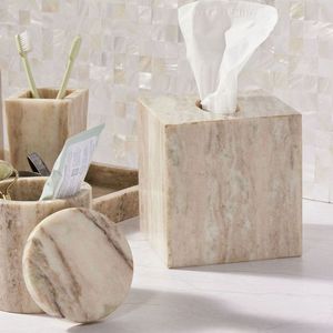 ที่วางผ้าเช็ดปากลายหินอ่อนสำหรับตกแต่งโต๊ะอุปกรณ์ในโรงแรม - Product Image 3