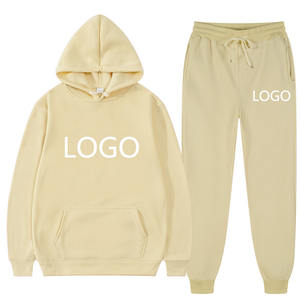 Conjunto de Jogger deportivo de talla grande al por mayor, ropa de entrenamiento y jogging, Sudadera con capucha holgada de algodón 100% para Unisex 2026 - Product Image 5