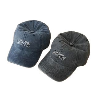 Casquette de baseball non structurée à 6 panneaux en 100 % coton avec logo brodé personnalisé, profil bas, effet délavé, style Dad Hat, vente en gros - Product Image 2