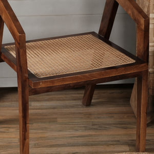 Silla de Madera Maciza Castella con Reposabrazos, Mueble de Asiento Elegante y Cómodo Hecho a Mano para Comedor, Sala de Estar, Oficina en Casa - Product Image 2