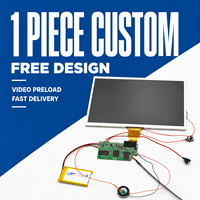 Module de brochure vidéo LCD 7 pouces avec téléchargement vidéo USB et écran IPS pour assemblage de cartes papier – Échantillon disponible