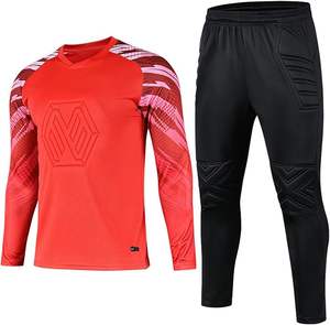 Conjunto de camiseta y pantalones de portero a demanda del cliente, camisetas de portero de fútbol de manga larga para niños y adultos, Kit de uniforme de portero, calidad duradera - Product Image 3