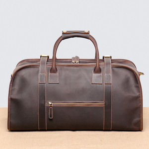 Bolsa de viaje de fin de semana marrón personalizada, prenda de lona ligera con bolsa para zapatos y ruedas giratorias, estilo deportivo para hombres y mujeres - Product Image 6