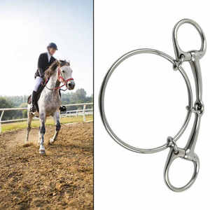 แหวนปากม้าทำจากสแตนเลสสำหรับนักขี่ม้า - Product Image 3
