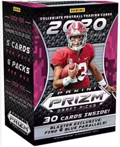 Nuevo Promo 2020 Panini Draft Picks Football Trading Cards Blaster Box - Product Image 2