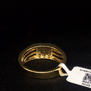 Exquisito anillo de oro de 18kt adornado con diamantes naturales brillantes, perfecto para buscadores de lujo - Product Image 4