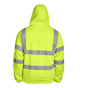 Sweat haute visibilité vestes de sécurité haute visibilité vêtements de sécurité réfléchissants en gros Construction en tissu polyester haute sécurité - Product Image 2