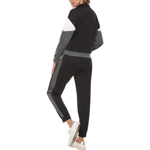 Ensemble deux pièces en coton respirant antibactérien de haute qualité / Ensemble deux pièces surdimensionné pour femmes d'hiver, logo personnalisé, survêtement 2026 - Product Image 4