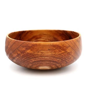 Elegante cuenco de madera de acacia para servir ensaladas frutas alimentos y frutos secos precio al por mayor utensilios de cocina de madera en estilo elegante - Product Image 6