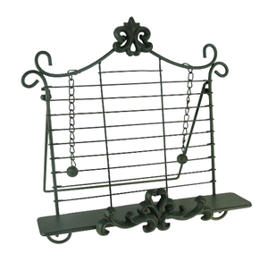 Luxury Metal <b>Bookrack</b> Book Magazine Holder File Organizer Black Finished Modern Eco-Friendly Durable Living Room Office Table - Product Image 4