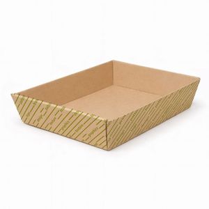 Plateaux en papier personnalisés pour hamburgers et frites F 17x25x5 Cm - Product Image 4