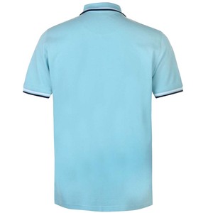 Camiseta de polo de 100% algodón para hombre, fábrica al por mayor, camisa de diseño personalizado más vendida con patrón sólido de impresión digital - Product Image 2