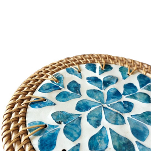 Precio Competitivo, Salvamanteles de Nácar con Ratán para Suministro al por Mayor y Uso Diario en la Mesa, de Vietnam - Product Image 3