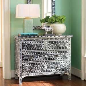 Cómoda de Estilo Marroquí con Incrustaciones de Hueso de Camello de Alta Calidad, Mueble de Salón con Incrustaciones de Hueso de Camello, Mueble de Salón en Oferta - Product Image 5