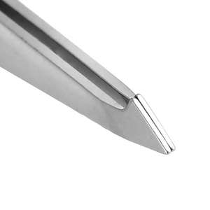 Juego de pinzas para cejas de acero inoxidable de 5 Mini herramientas de depilación de Punta puntiaguda inclinada profesional para mujeres - Product Image 5