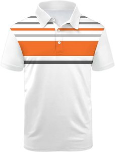Camisetas Polo de algodón 100% para hombre, estampado de logotipo personalizado, patrón sólido de moda, manga corta, estilo veraniego, venta al por mayor - Product Image 4