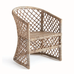 Grande chaise en rotin pour salon Décoration de la maison Matériaux naturels Chaise de salle à manger écologique Fabriquée au Vietnam Vente en gros durable - Product Image 1