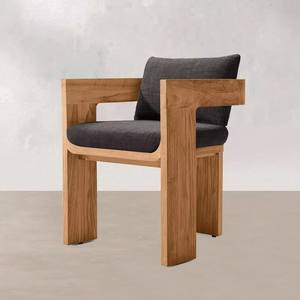 Foshan construit véritable teck Table chaise ensemble hydrofuge résistant au soleil pour terrasses Villas hôtel halls cours - Product Image 3