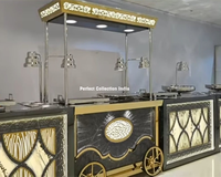 Équipement de restauration professionnel Buffet/Comptoir de plats/Armoire de buffet en acier inoxydable et comptoir de chauffe-plats pour hôtels