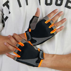 Gant de cyclisme personnalisé de la meilleure qualité en cuir Gants de cyclisme Original Sports Demi-doigt antidérapant en néoprène pour hommes et femmes - Product Image 5