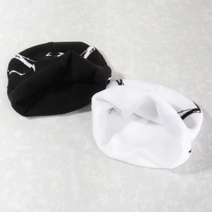 Gorro de punto acrílico unisex al por mayor, gorros de invierno con logotipo personalizado, con diseño de ropa de calle, estampado de tela común para viajes - Product Image 4