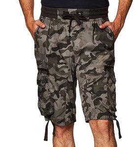 Pantalones cortos de uso diario de carga de utilidad de nuevo estilo, pantalones cortos de medio pantalón para hombre con bolsillo, pantalones cortos de carga para hombre con logotipo personalizado - Product Image 5