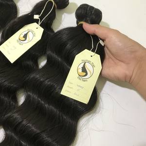 Extensions de cheveux indiens bruts ondulés, mèches de cheveux indiens bruts à Double dessin - Product Image 2