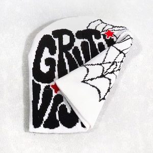 Vente chaude Unisexe Hiver Chaud Bonnets De Haute Qualité Partout Imprimé Acrylique Tricot Chapeaux Logo Personnalisé Streetwear Chapeaux De Sport - Product Image 2