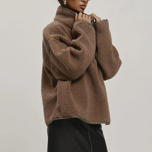 Sudadera con Capucha de Forro Polar, con Botones Metálicos, Talla Grande, con Parche de Logotipo Personalizado del Fabricante de Ropa - Product Image 6