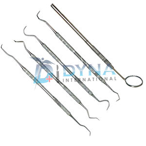 High Quality Dental <b>Pick</b> & Mirror Tools <b>Set</b> Sculpture Instrument Oral Hygiene Kit - Product Image 4