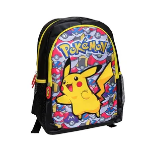 Bolso escolar de nailon con diseño de dibujos animados para niños, Popular, Pikachu, Compra ahora, la mejor oferta