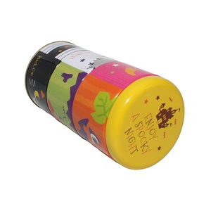 Caja de Hojalata Redonda de Tres Capas para Dulces, Galletas y Pasteles para Niños, con Tapas y Logotipo Personalizado, Venta al Por Mayor - Product Image 2