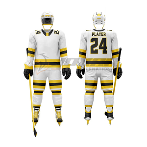 Kit d'uniforme de hockey de haute performance Couleurs d'équipe personnalisées disponibles Idéal pour les entraînements de tournois ou les jeux à bas prix - Product Image 2