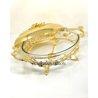 Casseroles modernes et créatives de haute qualité, en aluminium plaqué or, écologiques, compatibles avec les cuisinières à gaz et à induction, 24 cm, pour la maison et le commerce