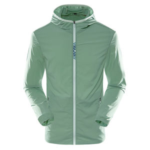 Chaqueta Cortavientos Reversible con Capucha de Secado Rápido para Hombre, para Deportes al Aire Libre en Invierno, Tejido Transpirable de Poliéster/Nailon - Product Image 6