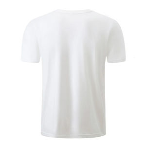 Nouveau T-shirt pour homme tendance été, manches courtes, col rond, coupe ajustée, en coton, pour homme - Product Image 4