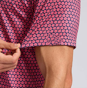 2025 hombres para polos con logotipo personalizado bordado transpirable y manga corta nuevo diseño patrón sólido tela de punto - Product Image 2