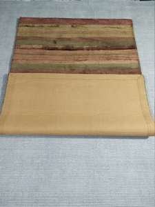 100% laine pile tapis rouille Multy rayure soie moderne tufté tapis indien avec lavage multicolore taille personnalisée pour l'espace au sol de la maison - Product Image 4