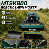 Robot Cortacésped Inteligente Vigorun Tech MTSK800 4 en 1, Desbrozadora de Gasolina, Recortadora de Césped para Jardín y Ladera