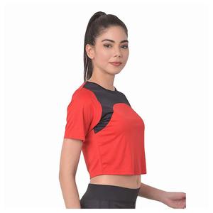 เสื้อยืดแขนสั้นวินเทจโอเวอร์ไซส์สำหรับผู้หญิงพิมพ์โลโก้ผ้าฝ้ายถักเสื้อครอปไซส์ฤดูร้อน - Product Image 5