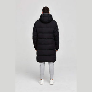 Chaqueta acolchada larga de invierno a prueba de viento para hombre, chaqueta barata con logotipo personalizado, chaqueta acolchada larga de nuevo diseño - Product Image 2