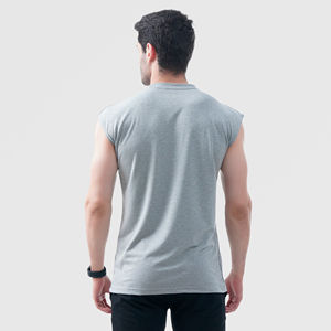 Camiseta sin Mangas de Algodón para Hombre, Verano 2025, al por Mayor, con Logotipo Personalizado, Deportiva, Básica, para Gimnasio, Servicio OEM - Product Image 5