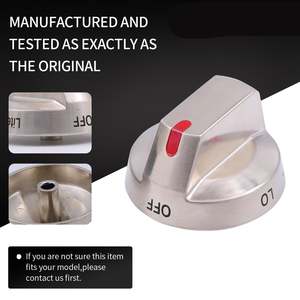 Perilla de control superior de quemador 100% metal real DG64-00473A, perillas de horno y estufa de larga duración para reemplazo de horno doméstico 1 - Product Image 6