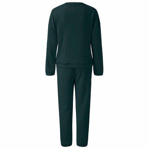 Vente en gros de survêtements pour femmes Ensemble 2 pièces en coton personnalisé Nouveau design pour femmes Vêtements d'entraînement Survêtements de jogging pour femmes - Product Image 5