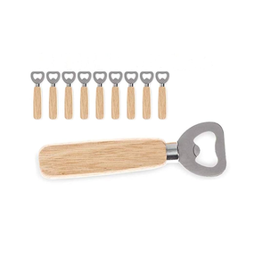 Abrebotellas de madera y acero inoxidable para el hogar, cocina, Bar, accesorios, la mejor calidad, precio asequible - Product Image 2