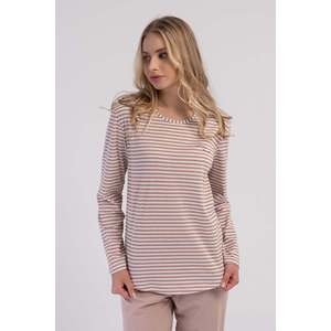 KADIN P.SUPREM O YAKA UZUN KOL ETEGI OVAL PIJAMA TAKIM - สีเบจ - สีเบจ - Product Image 2