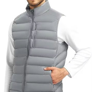 Vente directe d'usine Meilleure vente Veste d'hiver décontractée pour homme Vêtement d'extérieur de haute qualité Respirant Veste matelassée personnalisée 100% fermeture éclair - Product Image 1