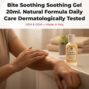 Gel apaisant RedMoringa Bite 20 ml, formule naturelle, testé dermatologiquement, soin des mains et des pieds, coffret cadeau, OEM, marque privée, Italie - Product Image 2