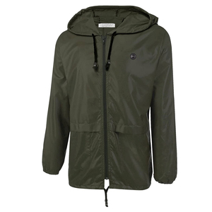 Customized Breathable Rain <b>Jacket</b> with Embroidered Puff Printing Zipper Closure Casual <b>Mandarin</b> <b>Collar</b> for Winter - Product Image 4