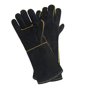 Los mejores guantes de soldadura de cuero de vaca personalizados, una sola Palma, superventas, nuevos guantes de cuero transpirables y cómodos anticorte para hombre - Product Image 5